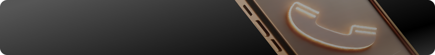 Баннер с телефоном